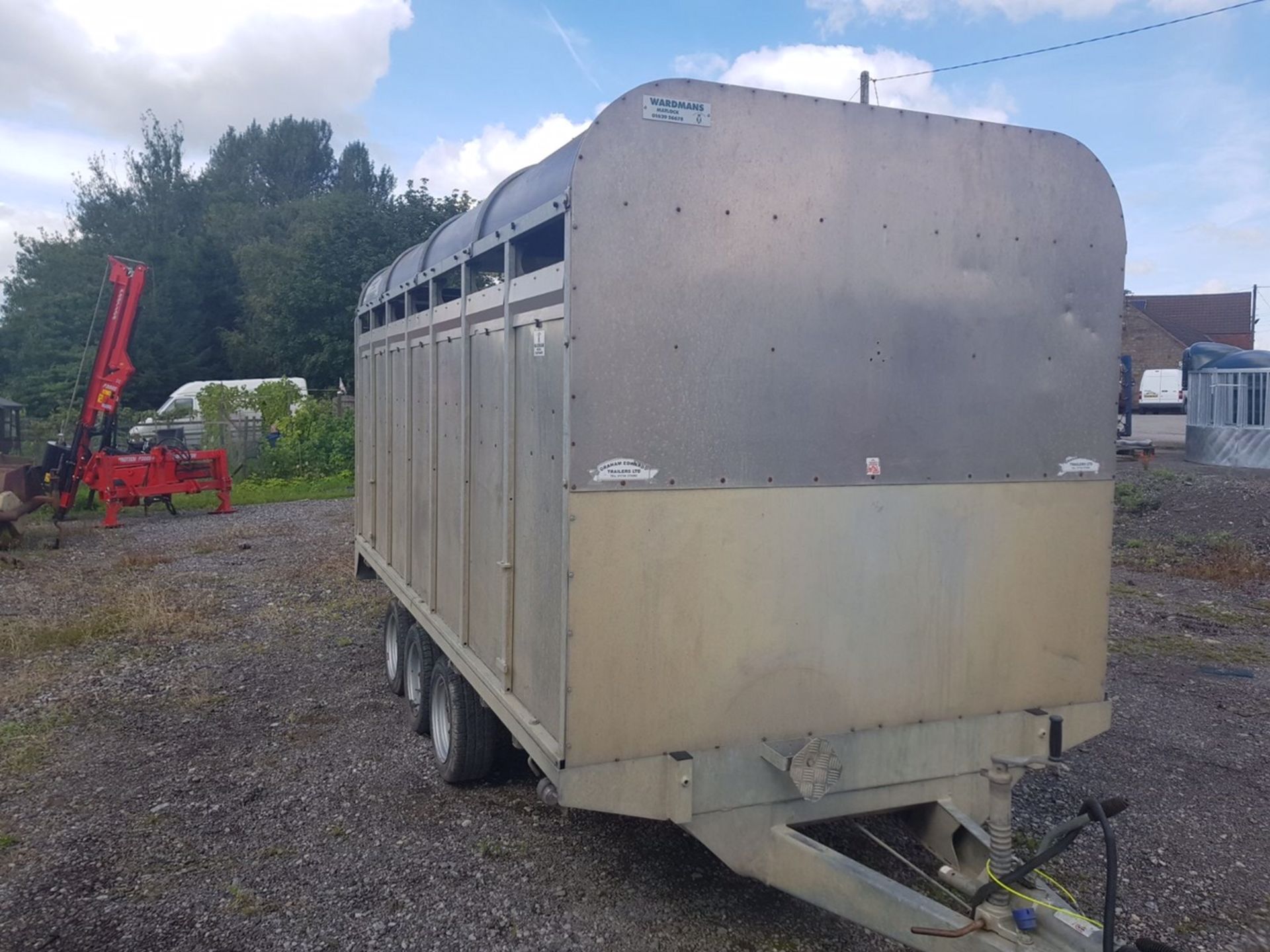 GRAHAM EDWARDS TRI-AXLE CATTLE TRAILER *PLUS VAT*