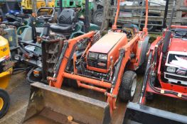 GOLDONI COMPACT TRACTOR WITH LEWIS LAND LUGGER FRONT LOADER *PLUS VAT*