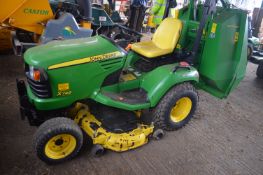 JOHN DEERE X748 ULTIMATE 4X4 HYDROSTATIC RIDE-ON LAWN MOWER WITH MCS 580H ATTACHMENT *PLUS VAT*