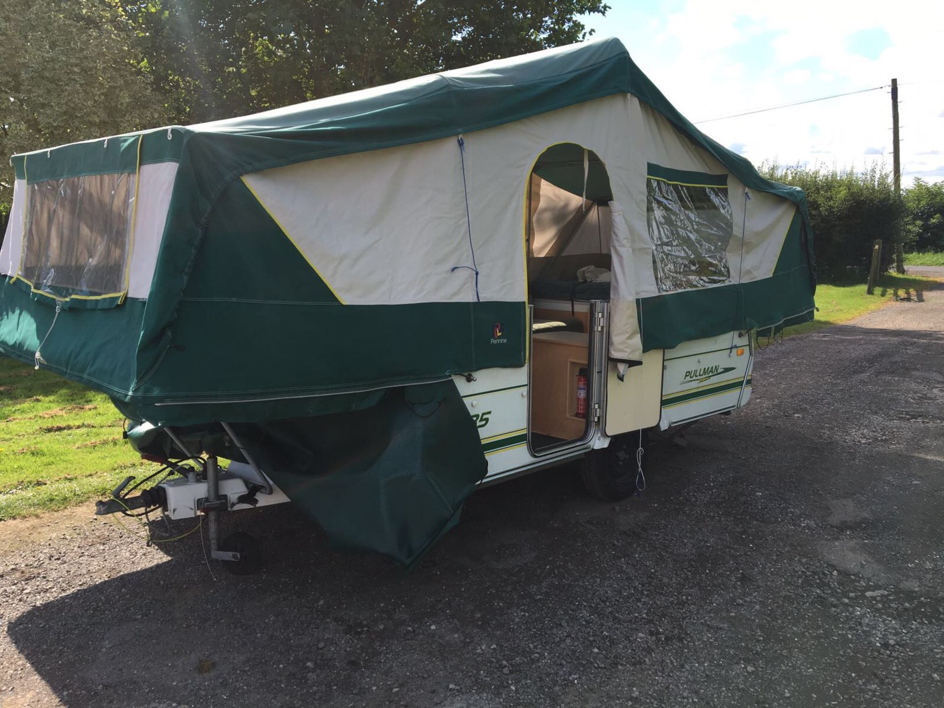 2005 PENNINE PULLMAN 535 FOLDING CAMPER / CARAVAN SINGLE AXLE 6 BERTH *NO VAT* - Image 5 of 10