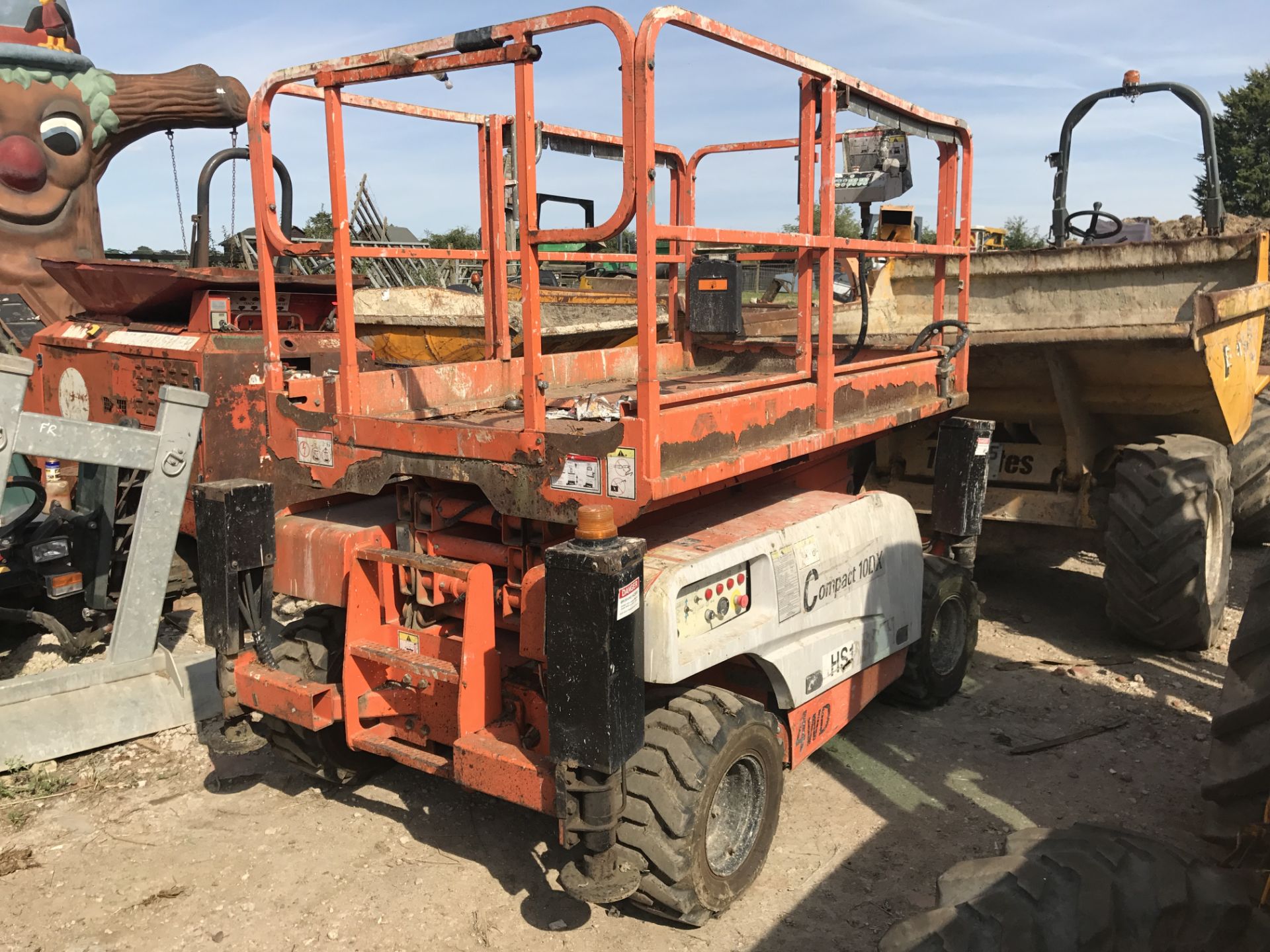 2003 COMPACT 10DX HAULOTTE SCISSOR LIFT 4WD WITH 8M LIFT *PLUS VAT*