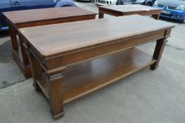 SOLID OAK TAILORING WORK BENCH, IDEAL FOR DINING ROOM TABLES ETC. *NO VAT*