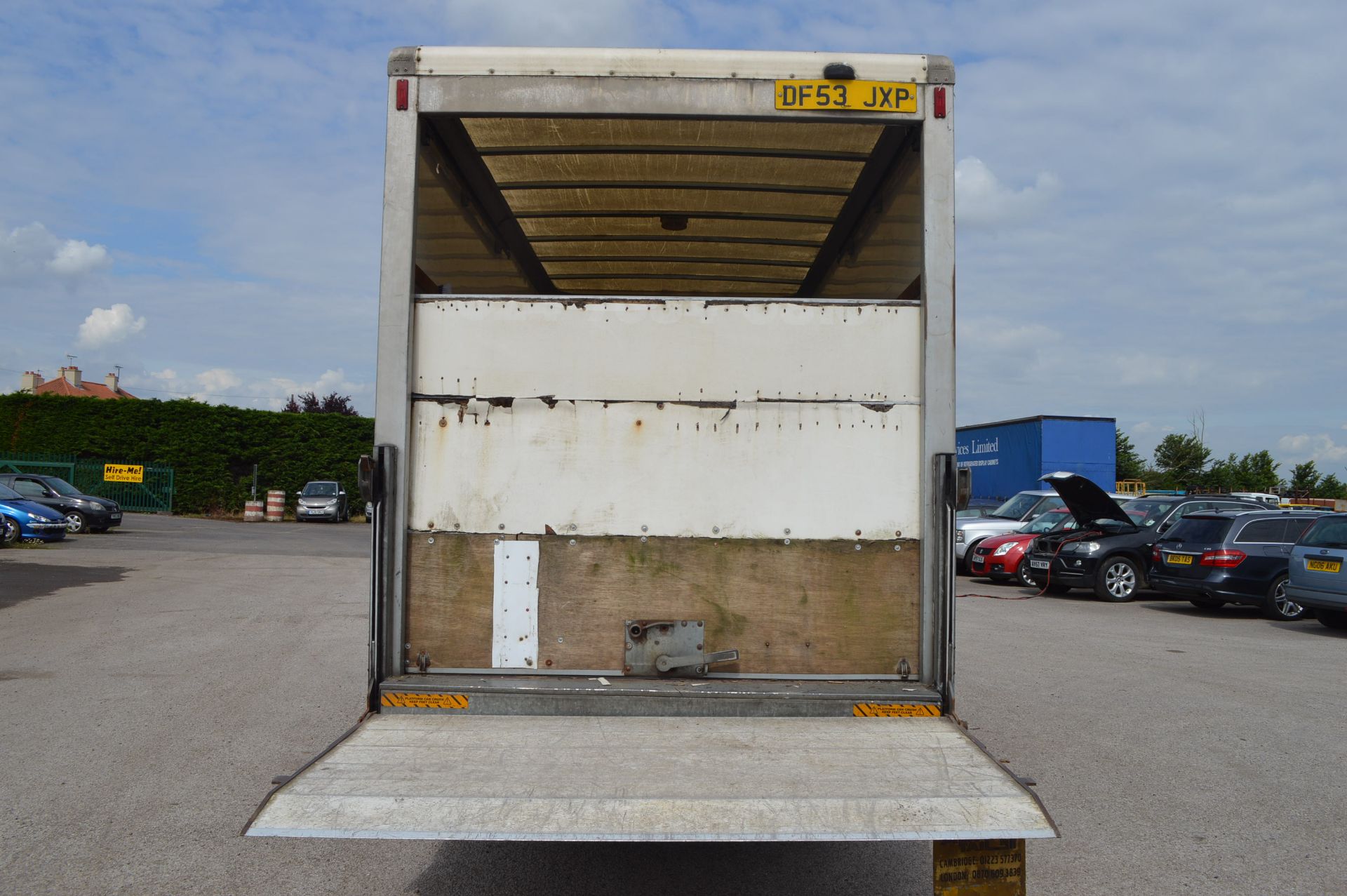 MERCEDES SPRINTER REAR BOX BODY / SHELL - WITH TAIL LIFT *NO VAT* - Image 6 of 12