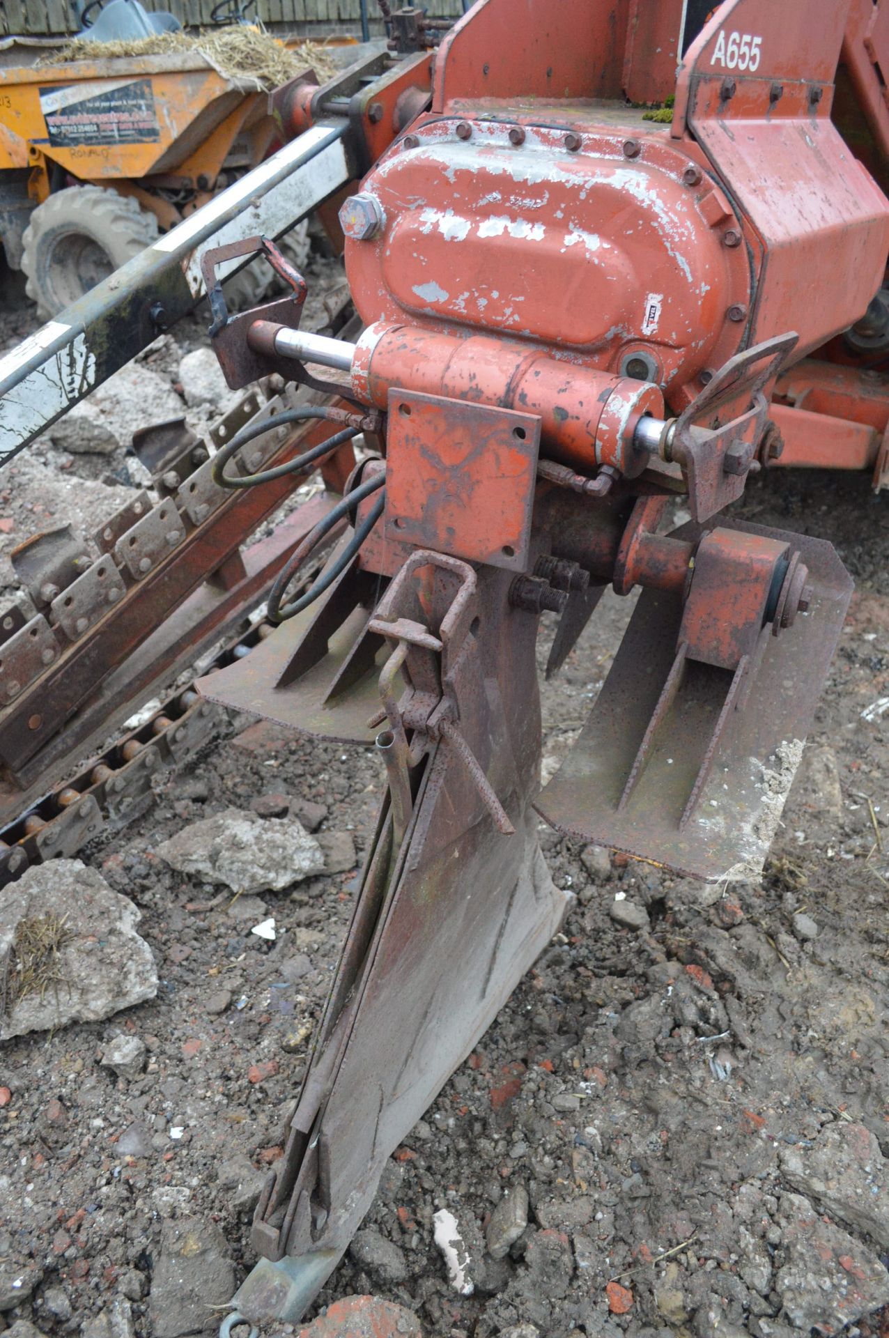 DS - DITCHWITCH 7510 DIESEL WITH BACK ACTOR *PLUS VAT*   BACK ACTOR TRENCHER MOLE PLOUGH  ALL - Image 10 of 14