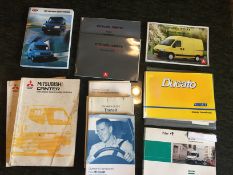 VARIOUS VAN OWNERS HANDBOOKS / MANUALS MITSUBISHI CANTER LDV DUCATO MOVANO FORD TRANSIT IVECO ALL IN