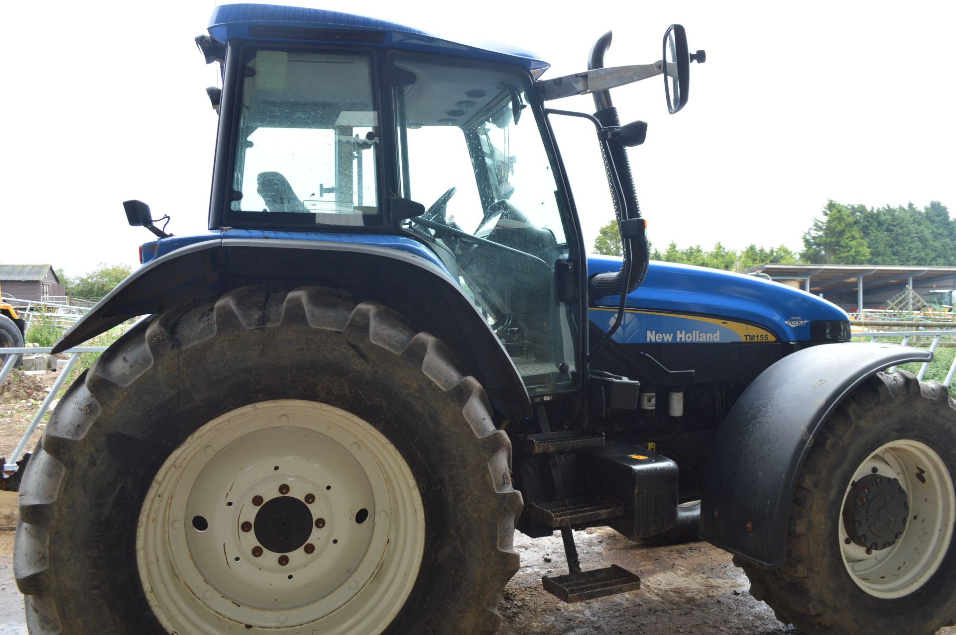 2005/55 REG NEW HOLLAND TM155 DIESEL TRACTOR, SHOWING 2 FORMER KEEPERS *PLUS VAT* - Image 12 of 16