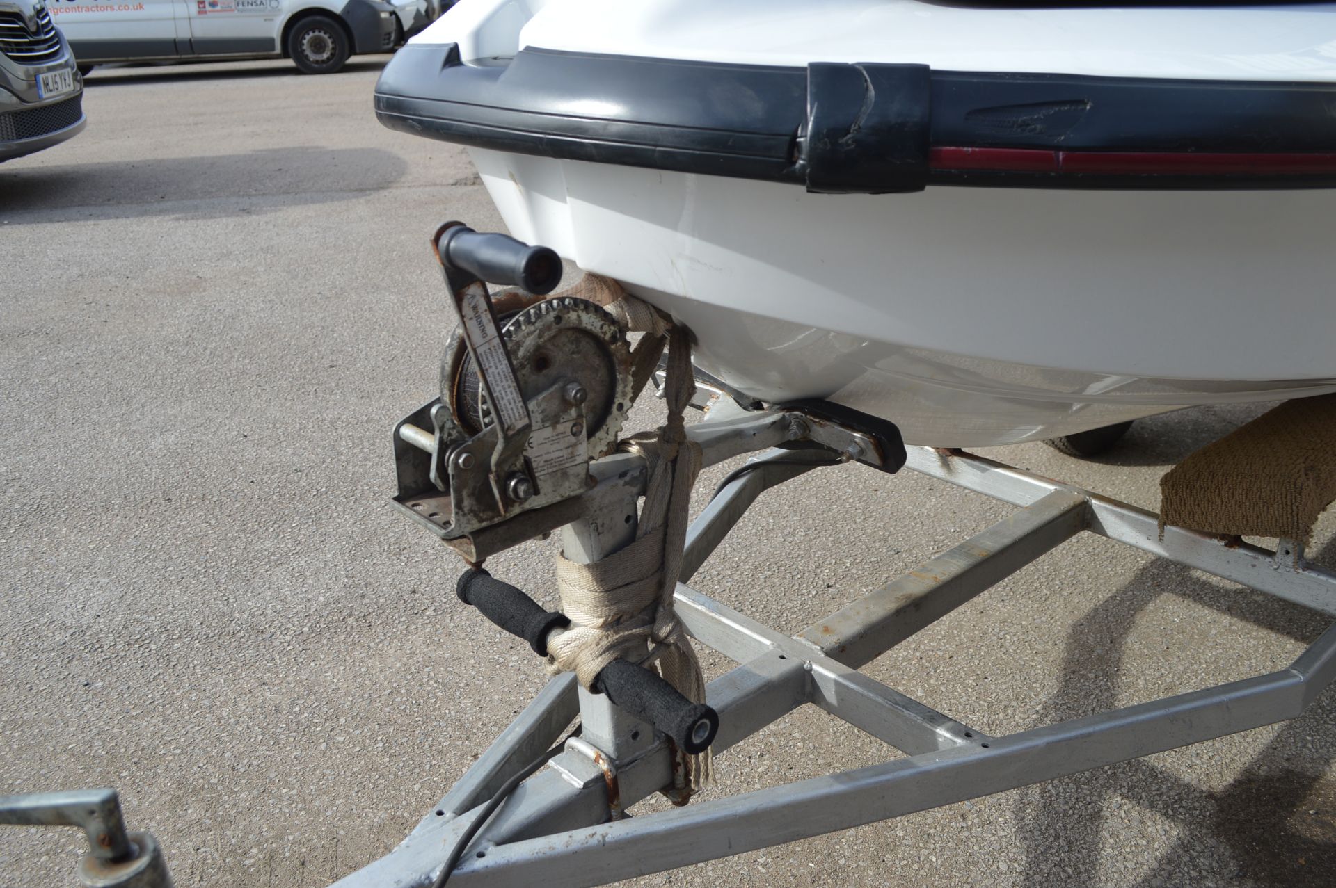 2000 YAMAHA WAVERUNNER XL700 JET-SKI WITH SINGLE AXLE LAUNCH TRAILER *NO VAT* - Image 5 of 12