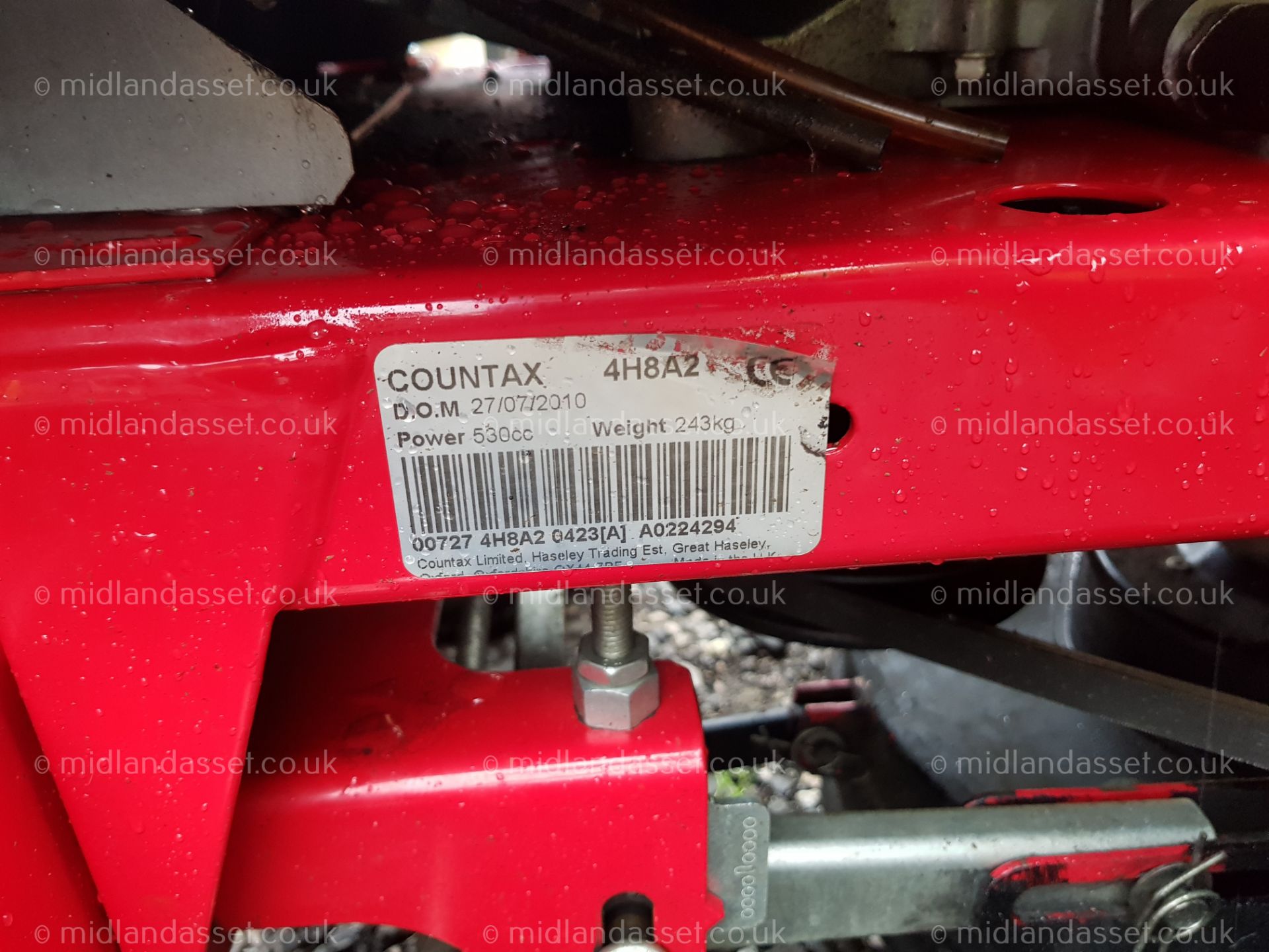 2010 COUNTAX C400H RIDE ON MOWER - Image 6 of 8