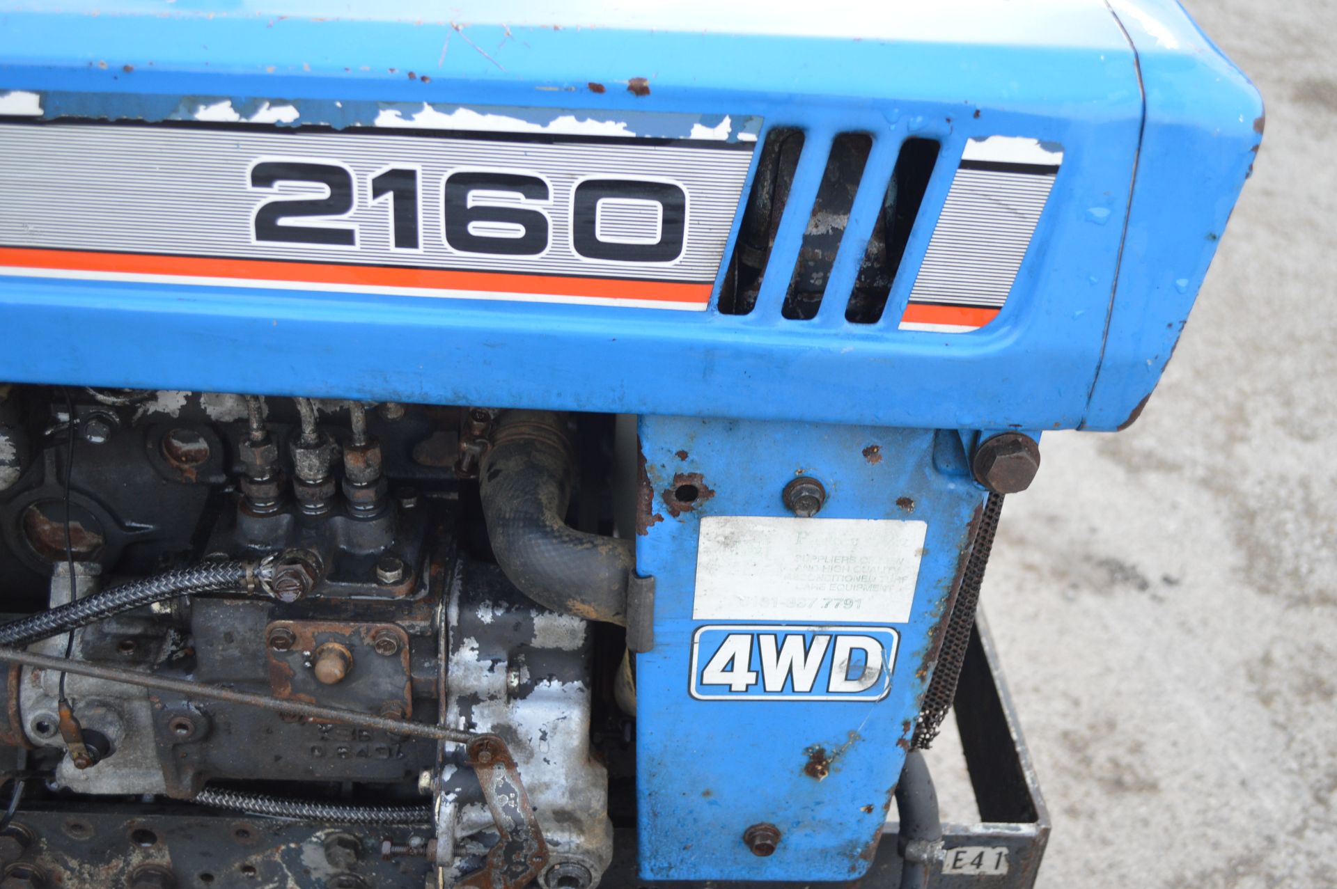 ISEKI 2160 TRACTOR, 4WD, PTO, TOW BAR AND MITSUBISHI 3 CYLINDER ENGINE *PLUS VAT* - Image 9 of 17