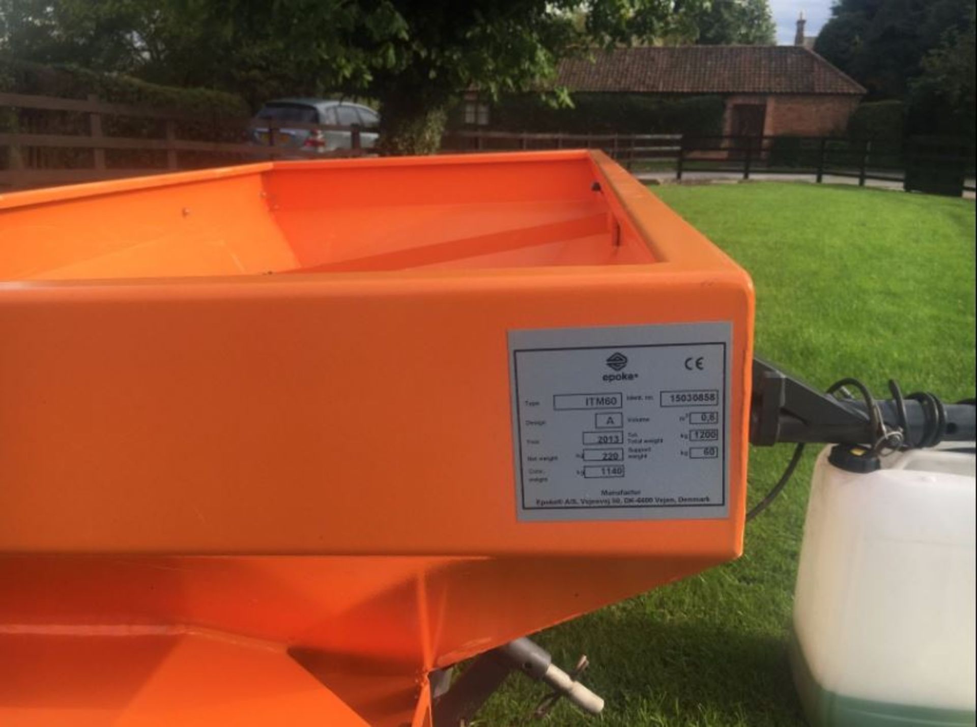 2013 EPOKE ITM 60 SALT SPREADER / GRITTER, EXCELLENT CONDITION, 6 FOOT WIDE *PLUS VAT* - Image 7 of 10