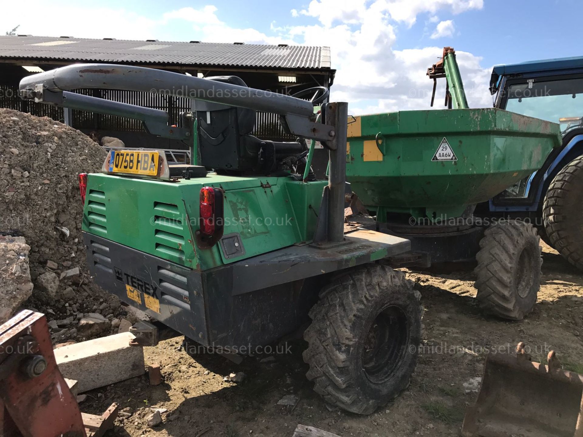 2008 TEREX BENFORD 3 TONNE 4x4 SWIVEL DUMPER - Image 2 of 3