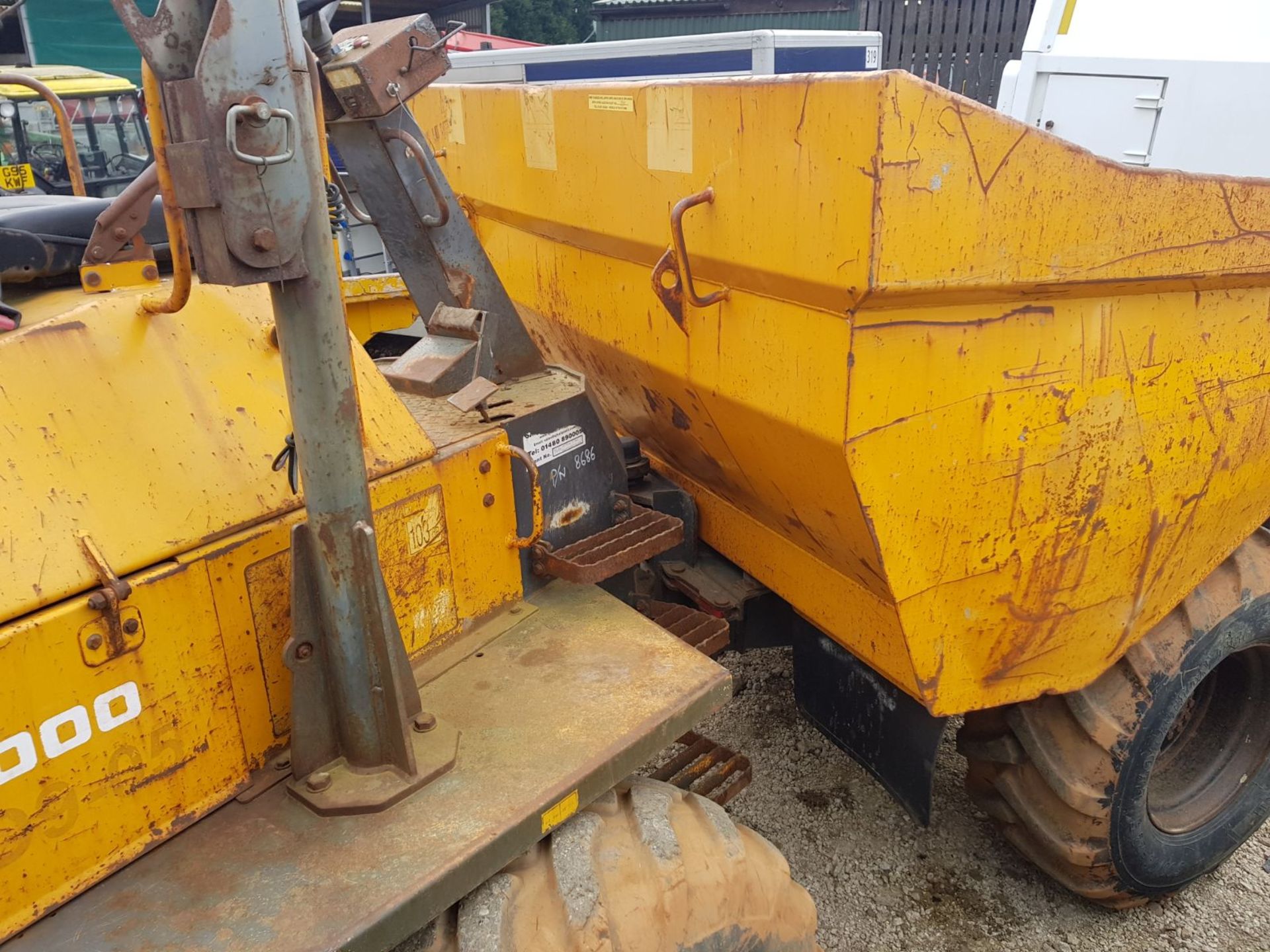 2007/57 REG TEREX PT9000 DUMPER, SHOWING 1 FORMER KEEPER *PLUS VAT* - Image 3 of 5