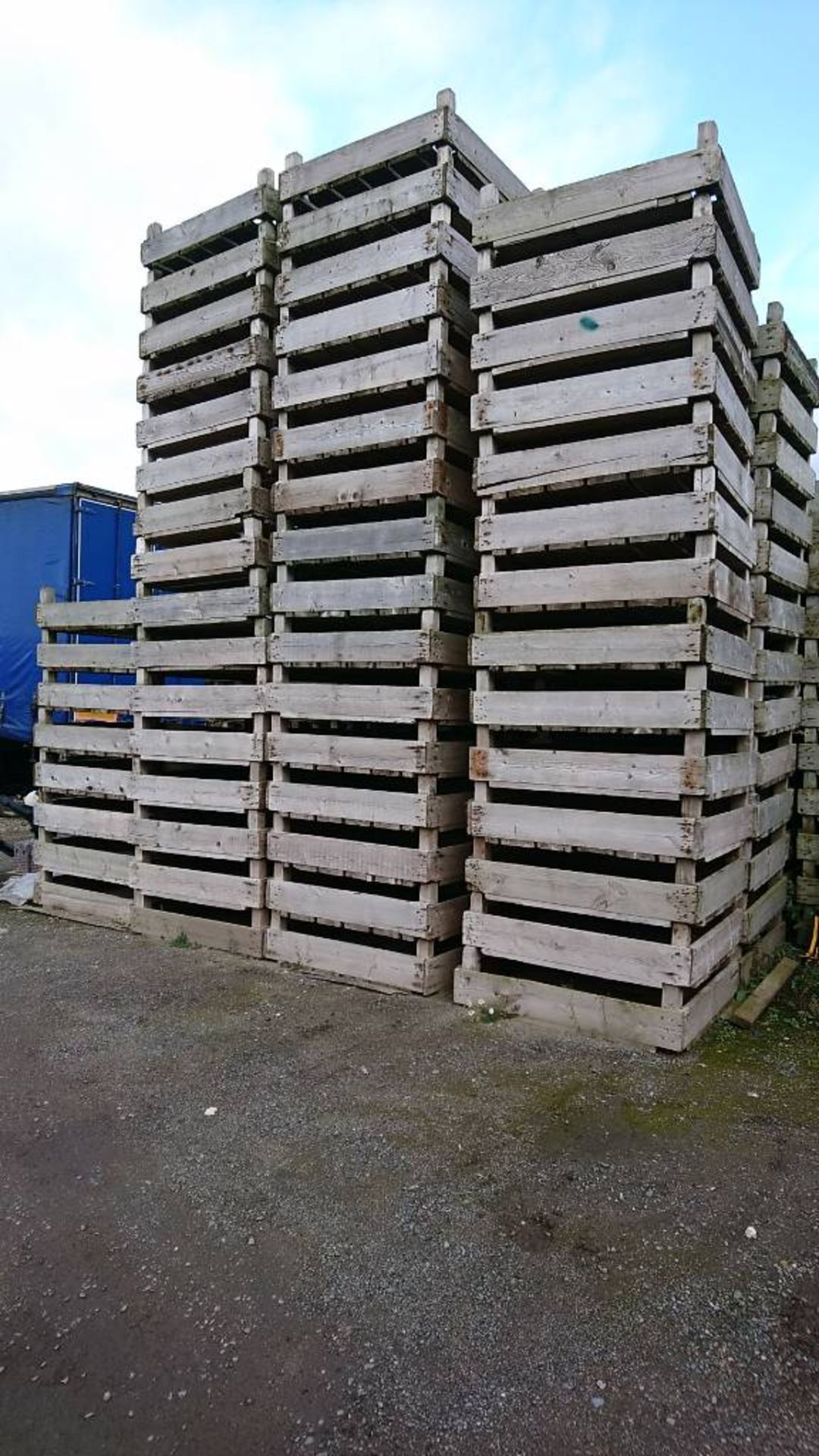 250 X £1 EA CLEAN SOLID PINE EX-MUSHROOM BOXES/TRAYS RECLAIMATION YARD £1 - Image 2 of 3