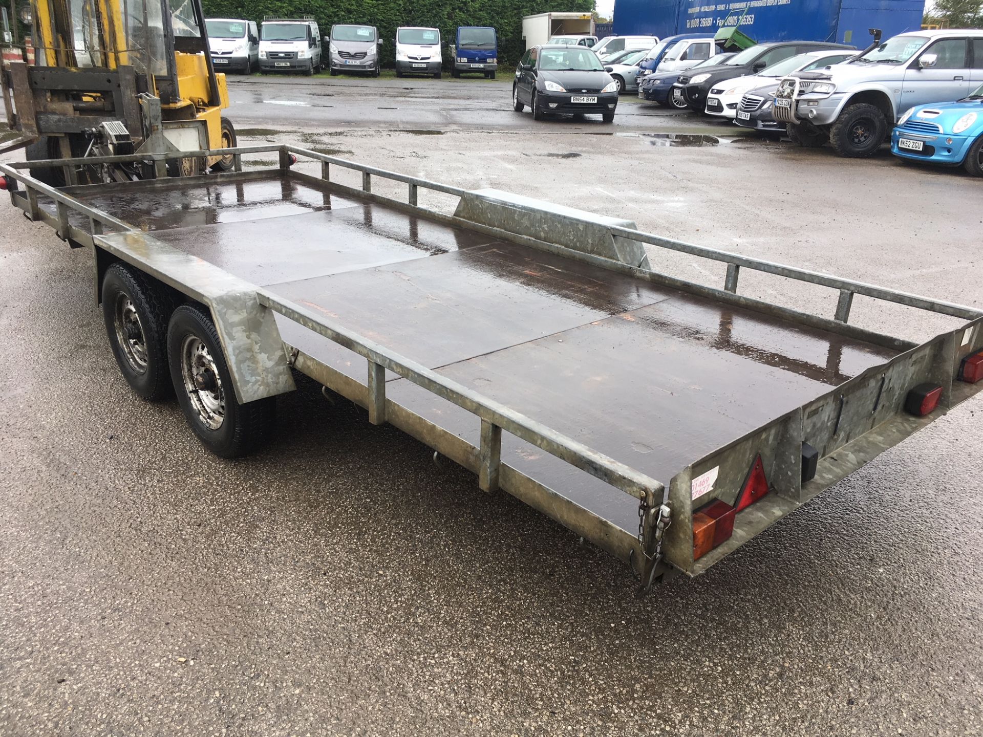 GRAHAM EDWARDS 2.6T TILT, TWIN AXLE PLANT / CAR TRAILER WITH WINCH *NO VAT* - Image 5 of 13