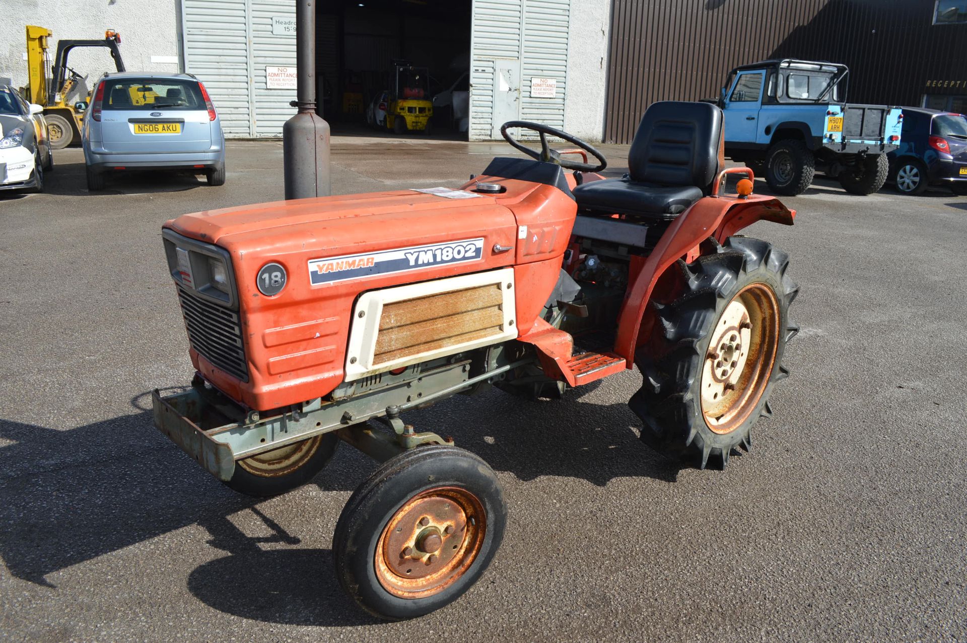 YANMAR YM1802 2WD TRACTOR, IN WORKING ORDER *NO VAT* - Image 4 of 12