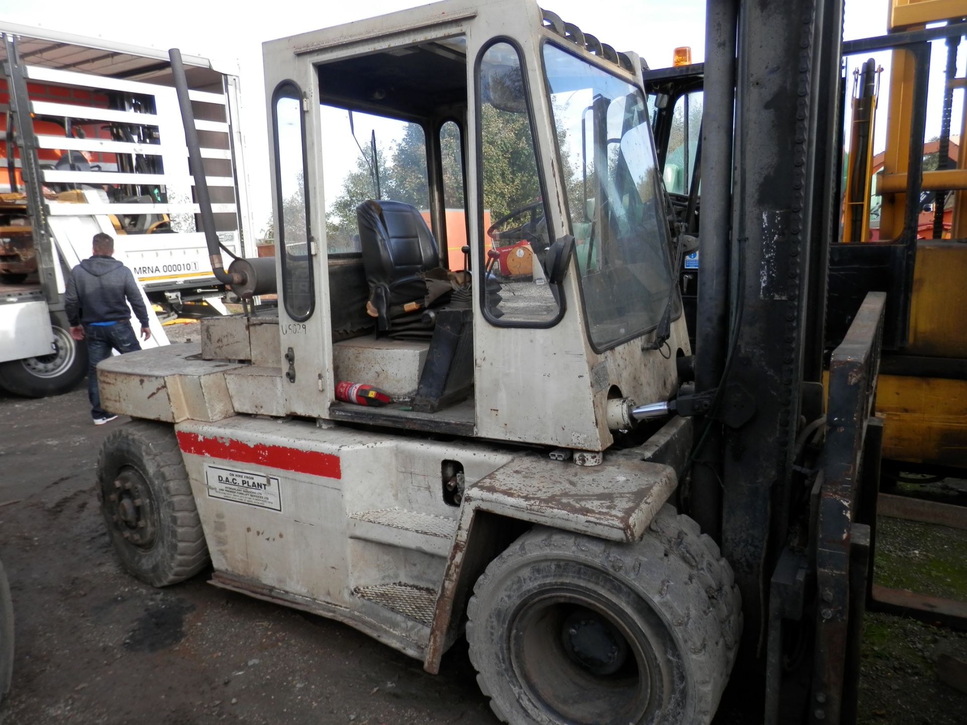 DS - 1989 HEAVY KALMAR DB7-600, 7 TONNE DIESEL FORKLIFT   GOOD WORKING ORDER, STARTS & LIFTS