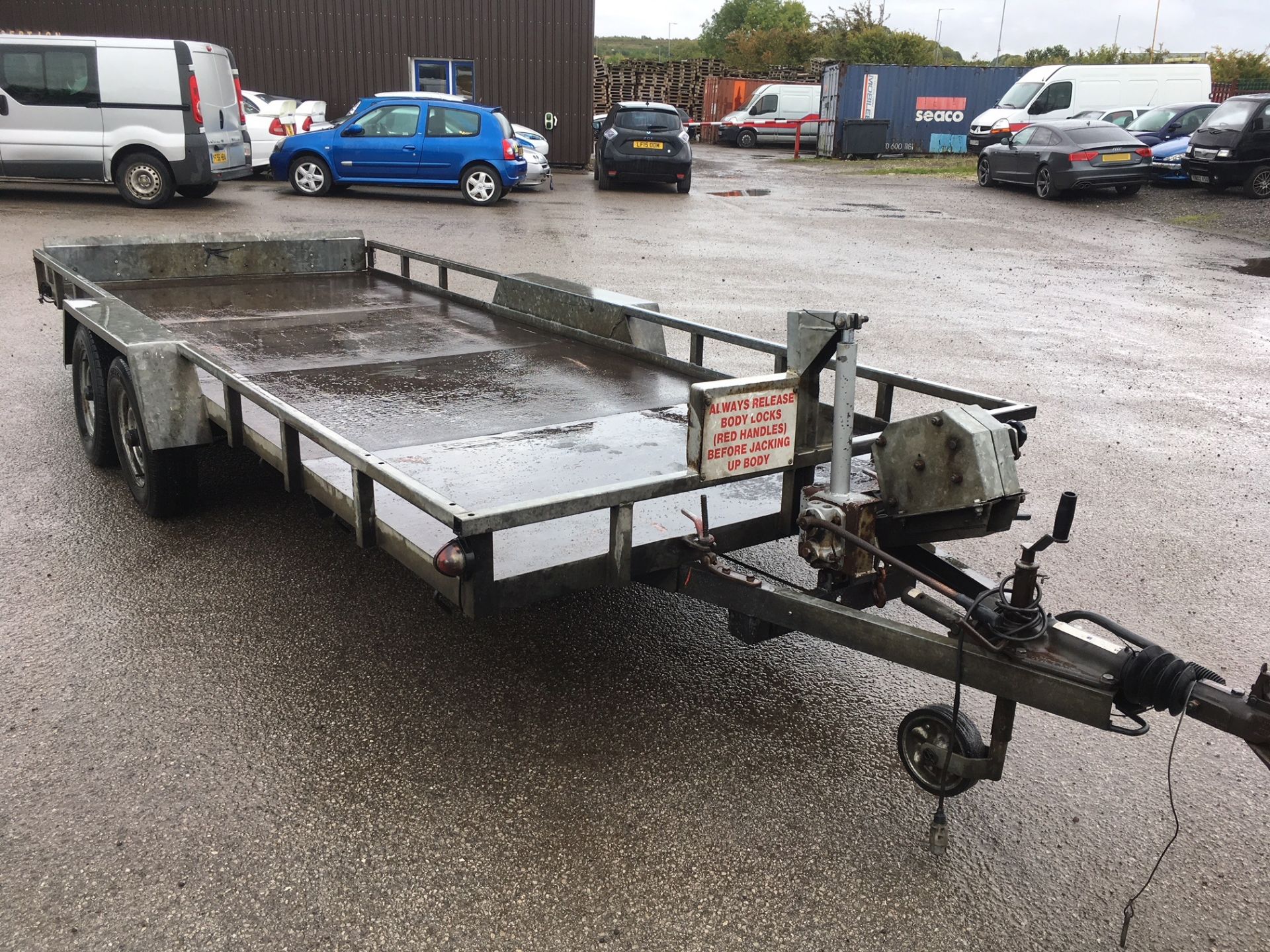 GRAHAM EDWARDS 2.6T TILT, TWIN AXLE PLANT / CAR TRAILER WITH WINCH *NO VAT*