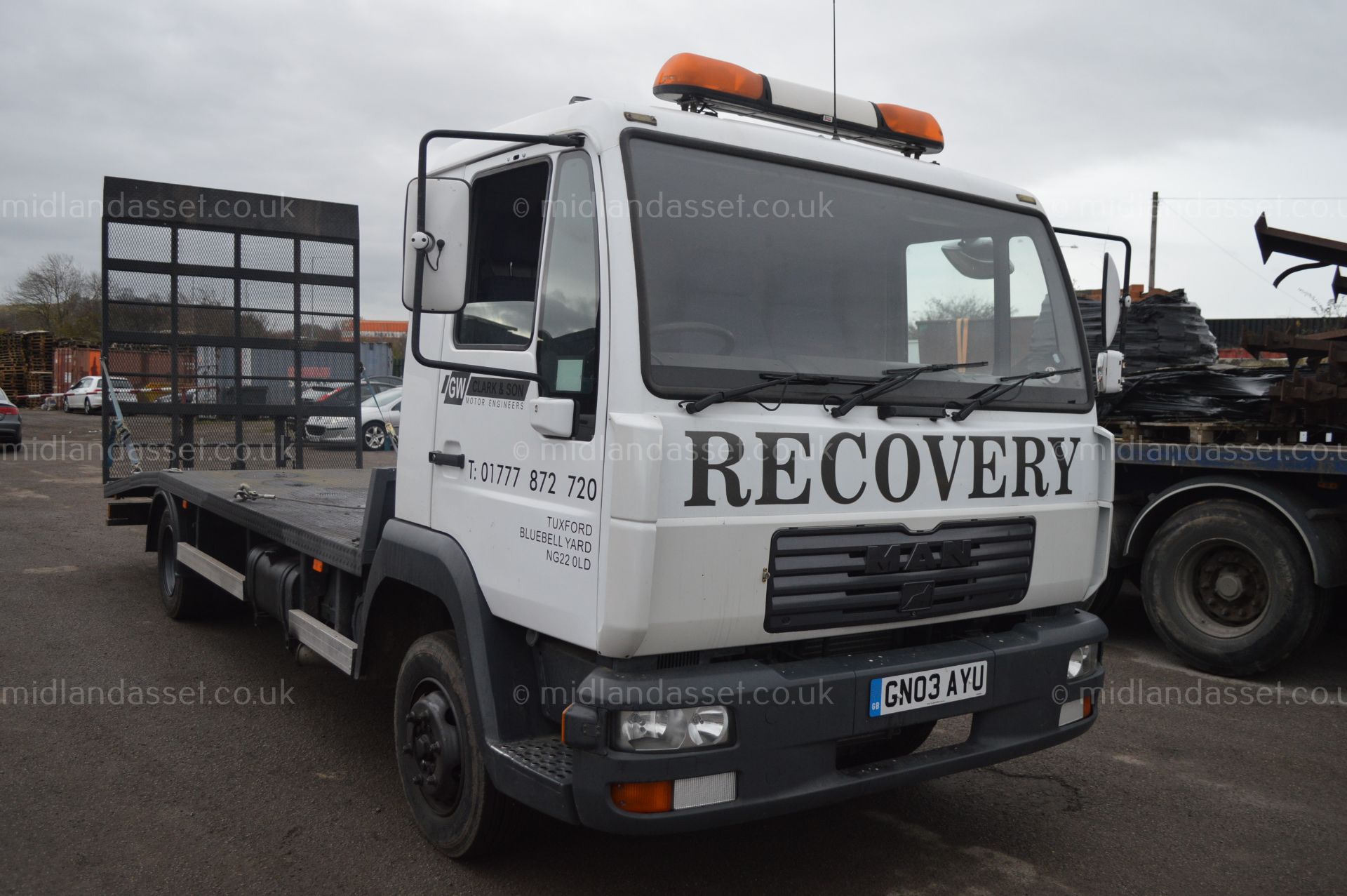 2003/03 REG MAN L 2000 RECOVERY TRUCK