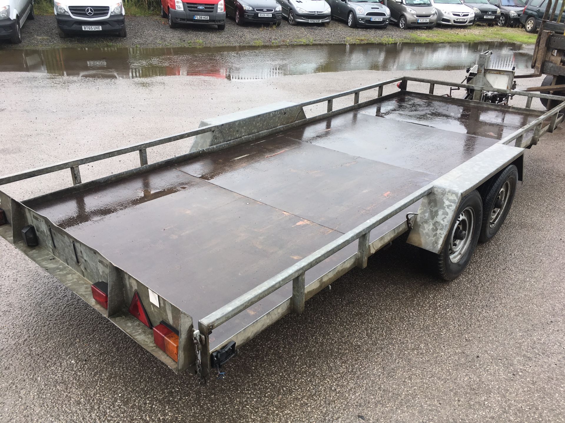 GRAHAM EDWARDS 2.6T TILT, TWIN AXLE PLANT / CAR TRAILER WITH WINCH *NO VAT* - Image 7 of 13