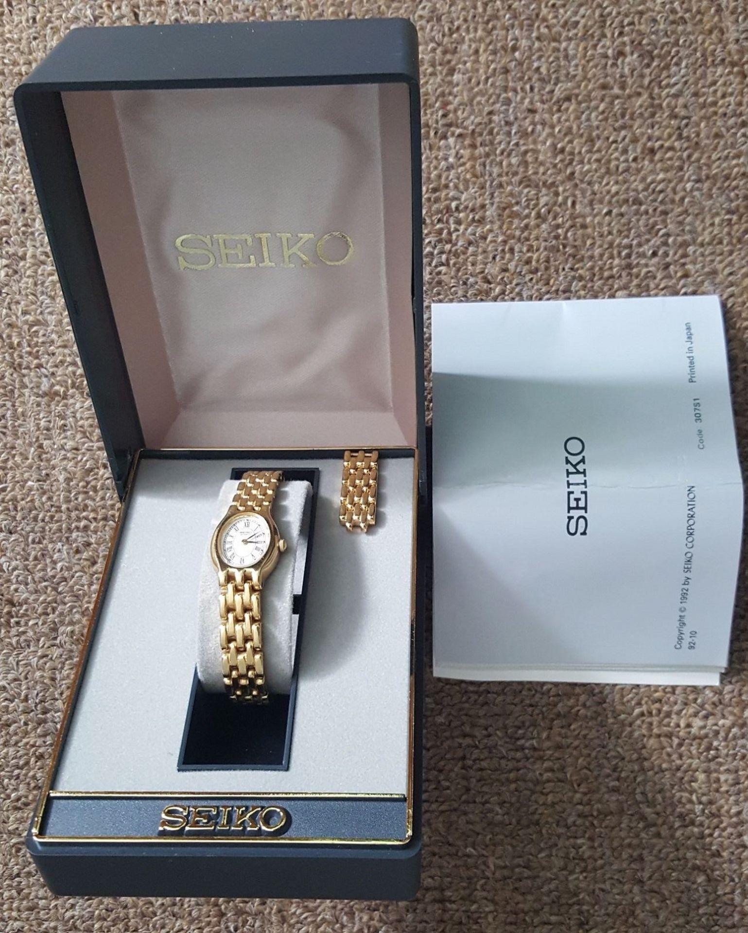 SEIKO WATCH   GOOD CONDITION, MINOR MARKS   1st CLASS RECORDED DELIVERY £9.99