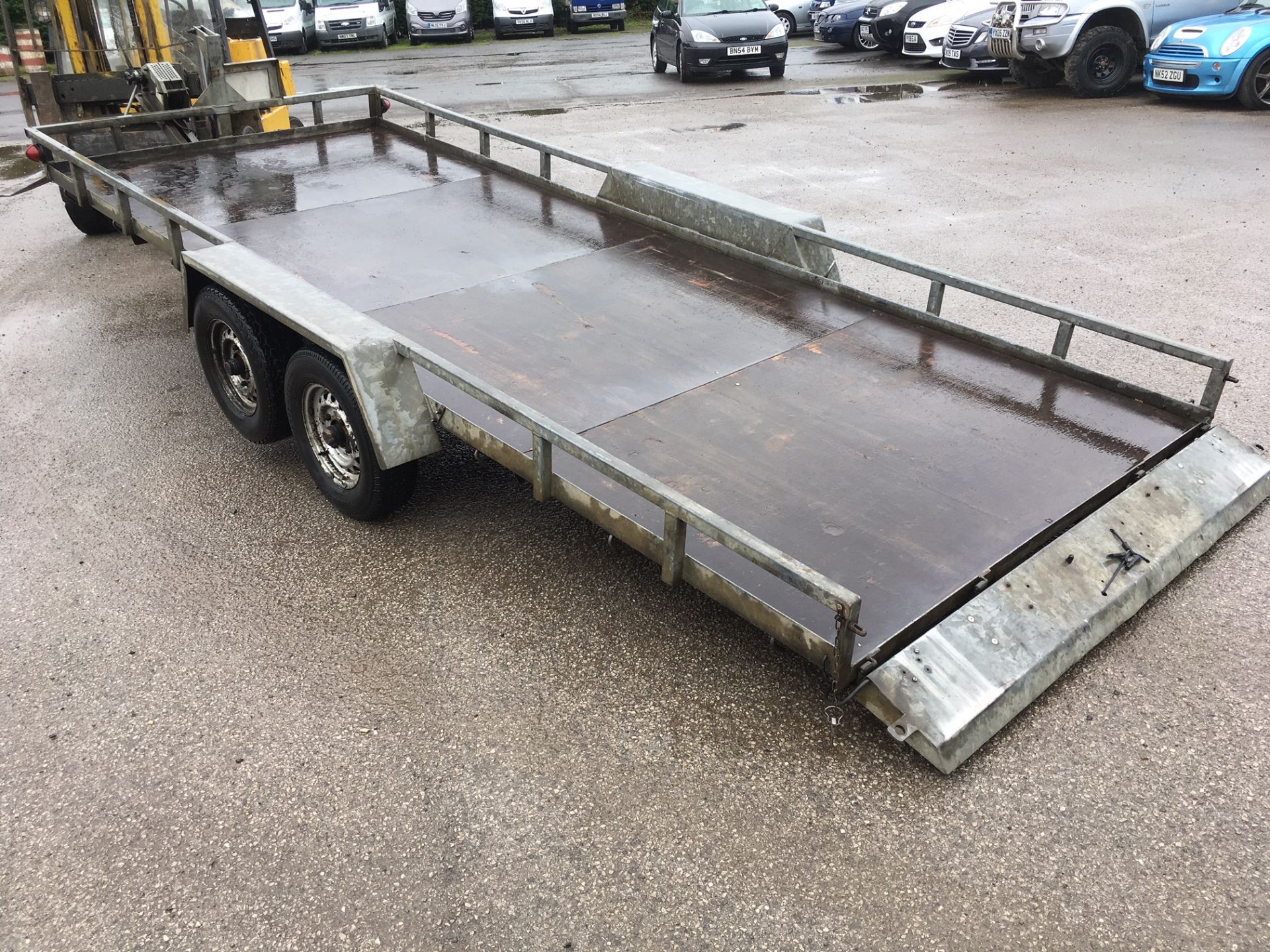 GRAHAM EDWARDS 2.6T TILT, TWIN AXLE PLANT / CAR TRAILER WITH WINCH *NO VAT* - Image 12 of 13