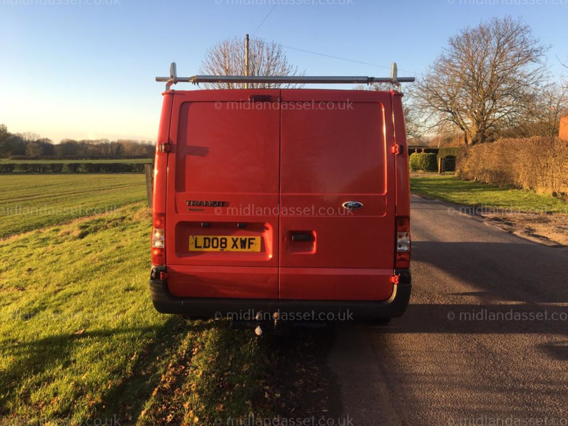 2008/08 REG FORD TRANSIT 85 T260S FWD PANEL VAN ONE OWNER - Image 5 of 9