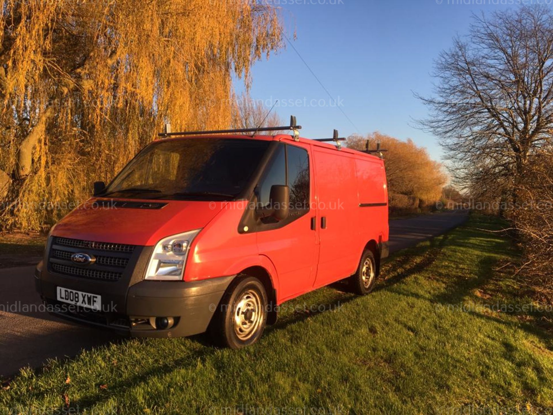 2008/08 REG FORD TRANSIT 85 T260S FWD PANEL VAN ONE OWNER - Image 3 of 9