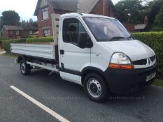 2008/08 REG RENAULT MASTER LL35 DCI 120 DROPSIDE LORRY