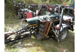 DS - 2010 HAYTER TM749 TRAILERED 7 GANG MOWER. WORKING UNIT.   1 OF 2 AVAILABLE, THE OTHER WILL BE