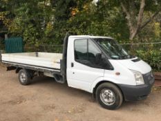 2012/12 REG FORD TRANSIT 125 T350 FWD DROPSIDE PICKUP ONE OWNER