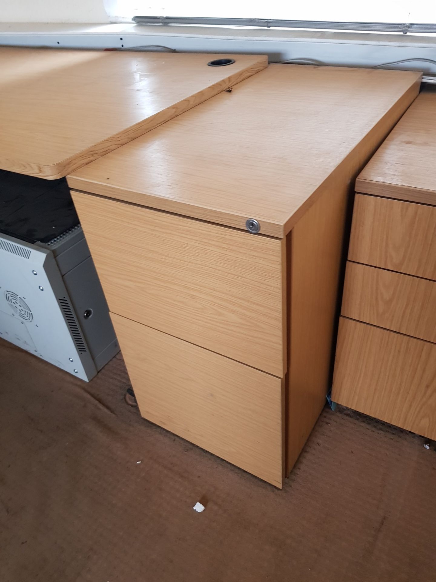 PINE EFFECT UNDER DESK DRAWERS, OFFICE CLEARANCE *NO VAT*