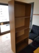 SHELVING UNIT WITH 4 SHELVES, OFFICE CLEARANCE *NO VAT*