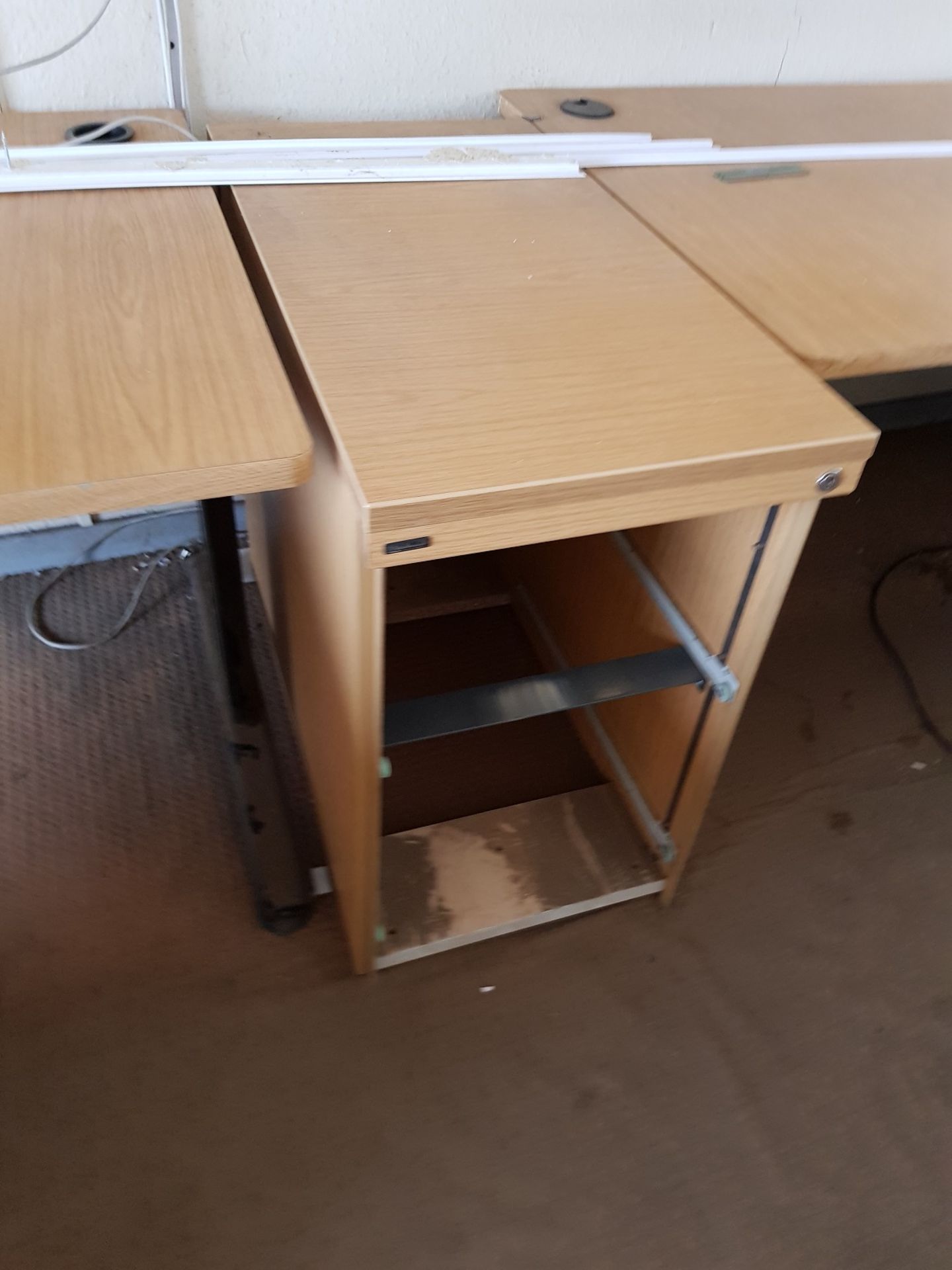 PINE EFFECT UNDER DESK DRAWERS, OFFICE CLEARANCE *NO VAT*