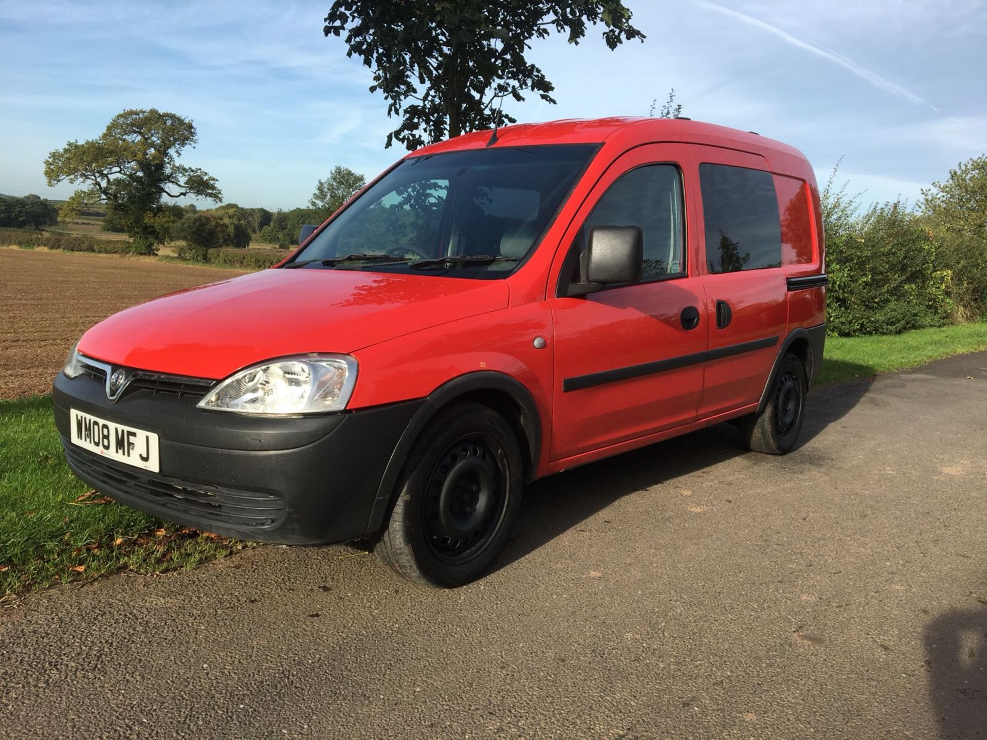 2008/08 REG VAUXHALL COMBO CDTI SWB, 5 SEATER, SHOWING 1 OWNER, ROYAL MAIL *NO VAT* - Image 2 of 11
