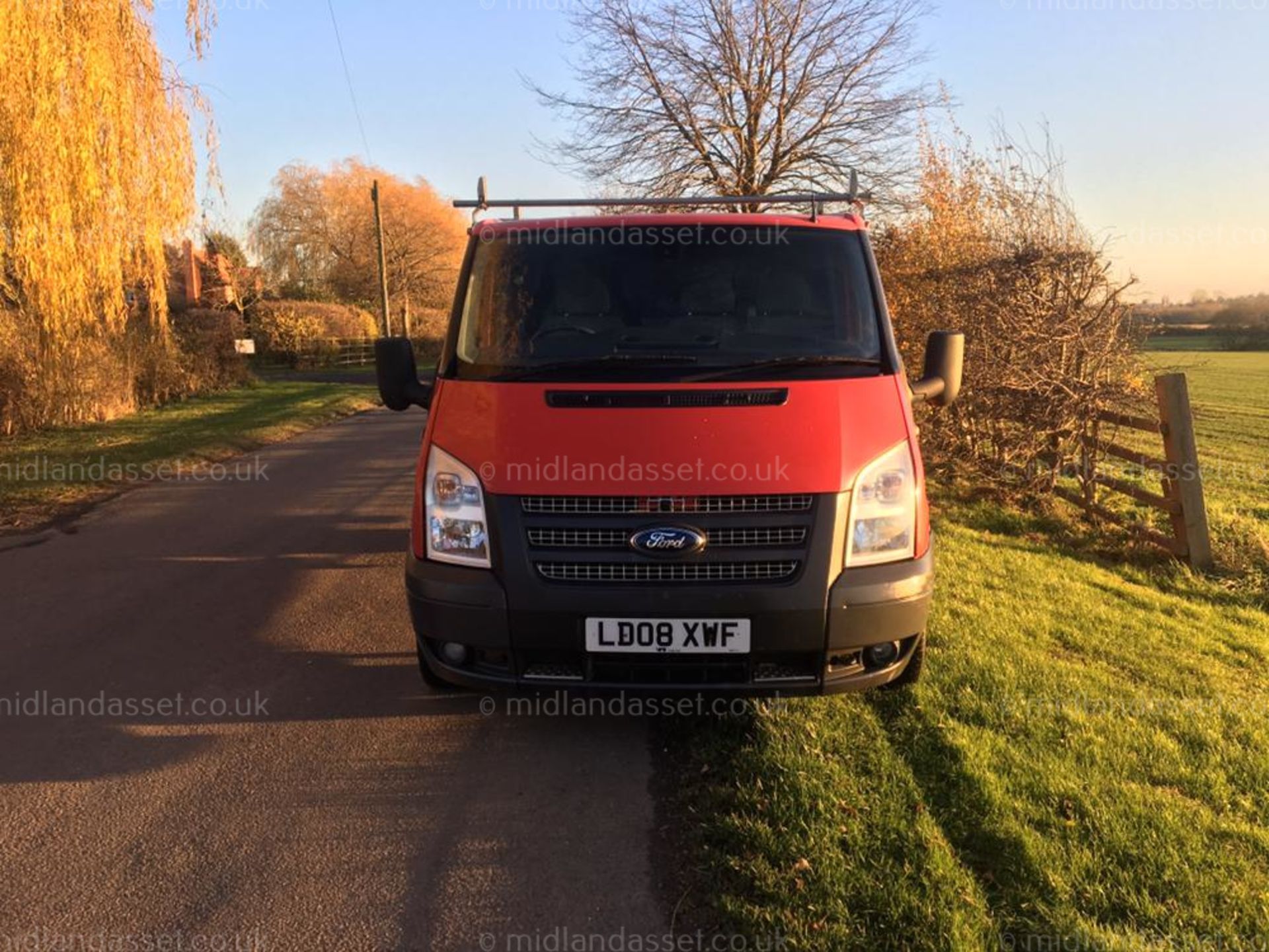 2008/08 REG FORD TRANSIT 85 T260S FWD PANEL VAN ONE OWNER - Image 2 of 9