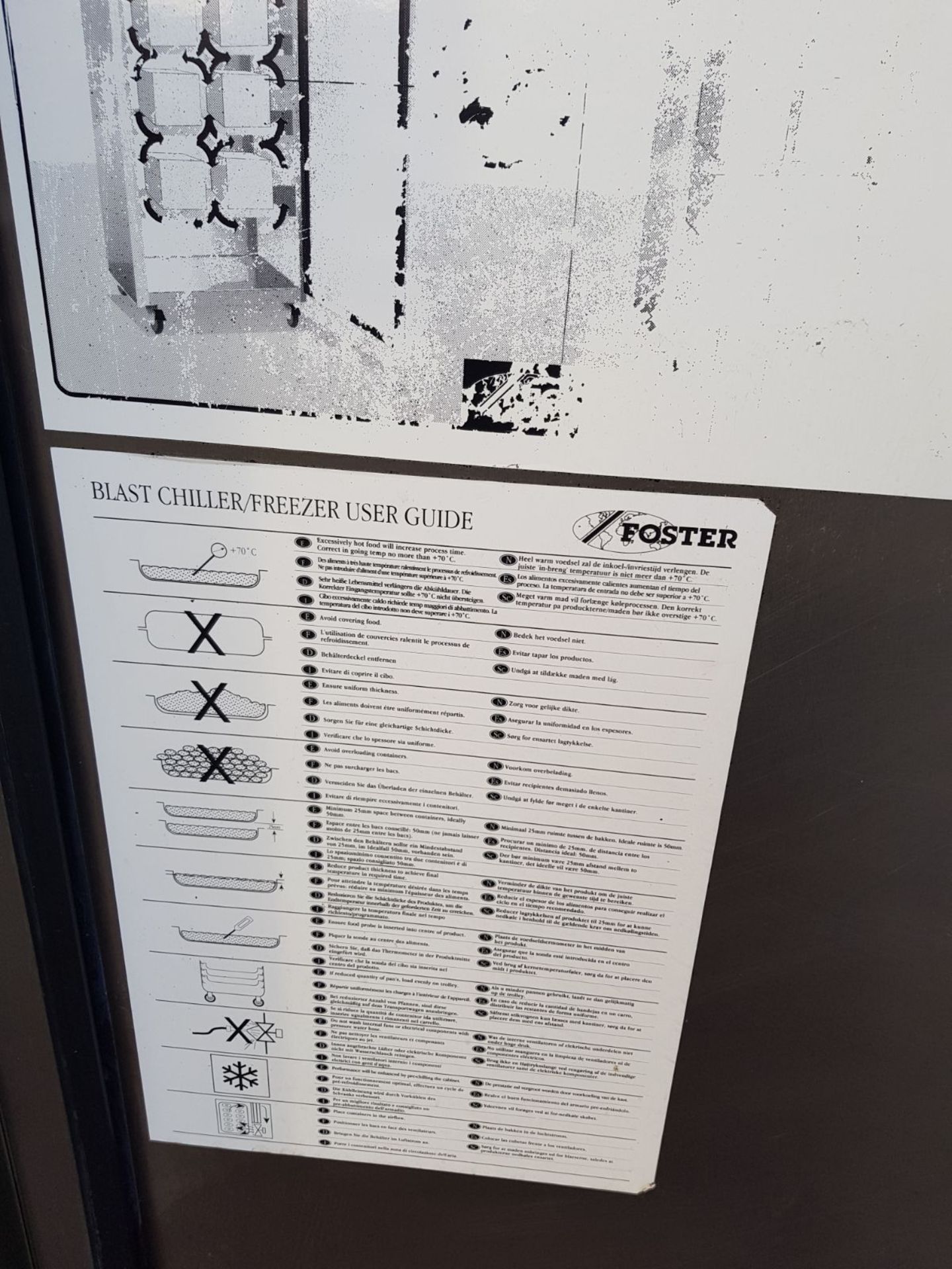 SINGLE DOOR FOSTER BLAST CHILLER BC 35 *NO VAT* - Image 5 of 6