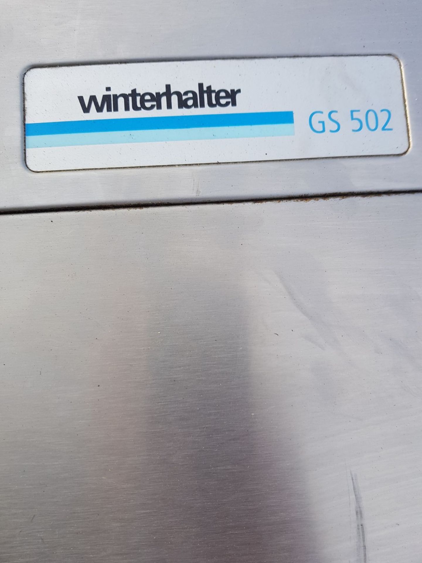 WINTERHALTER GS 502 POT WASHER *NO VAT* - Image 2 of 5