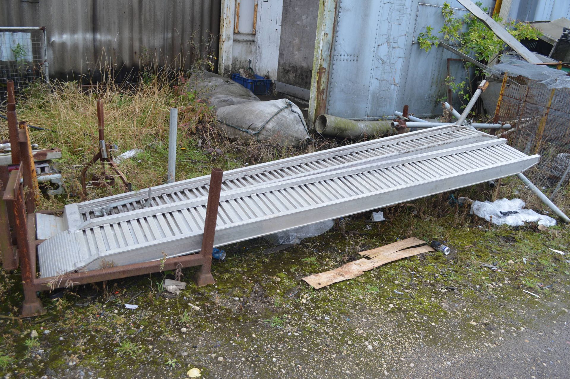 11 FOOT ALUMINIUM HEAVY DUTY LOADING RAMPS *NO VAT*