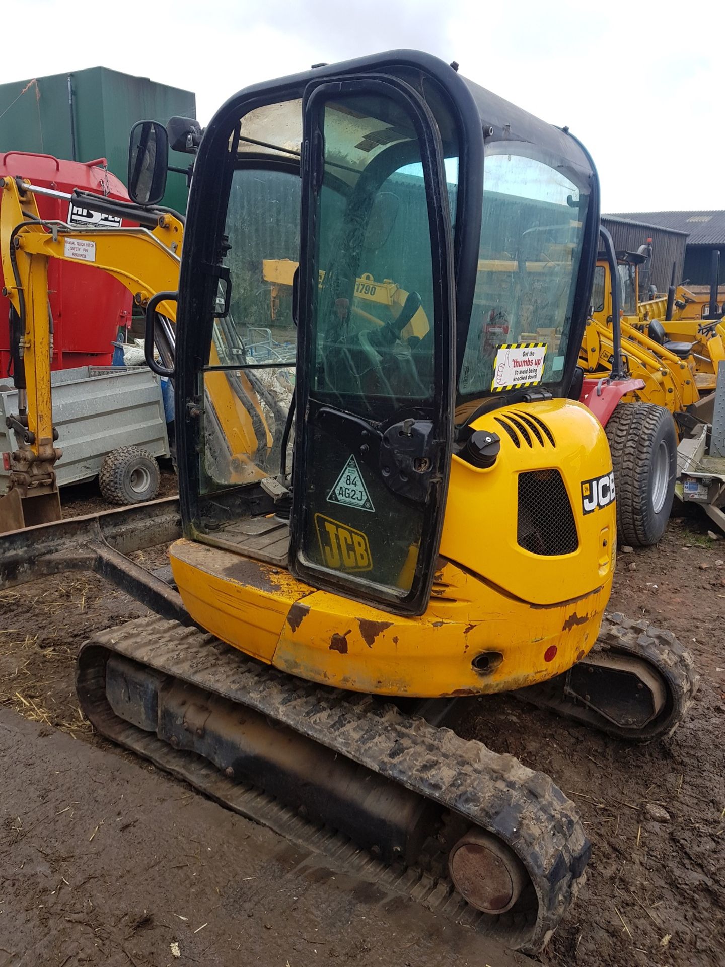 2012 JCB TRACKED MINI DIGGER / EXCAVATOR 3.2 TONNE *PLUS VAT* - Image 2 of 9