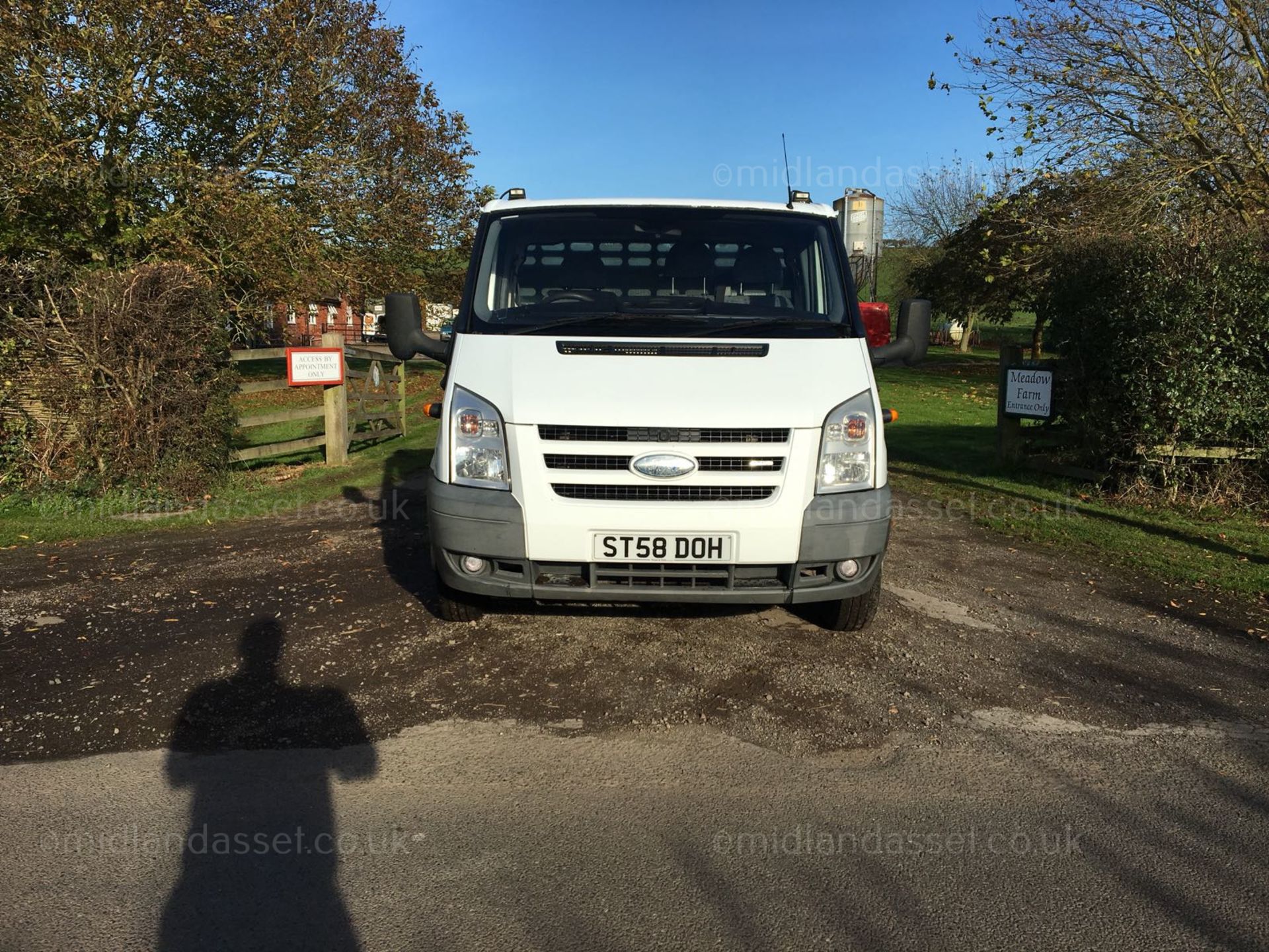 2008/58 REG FORD TRANSIT 100 T350L RWD DROPSIDE LORRY - Bild 3 aus 11