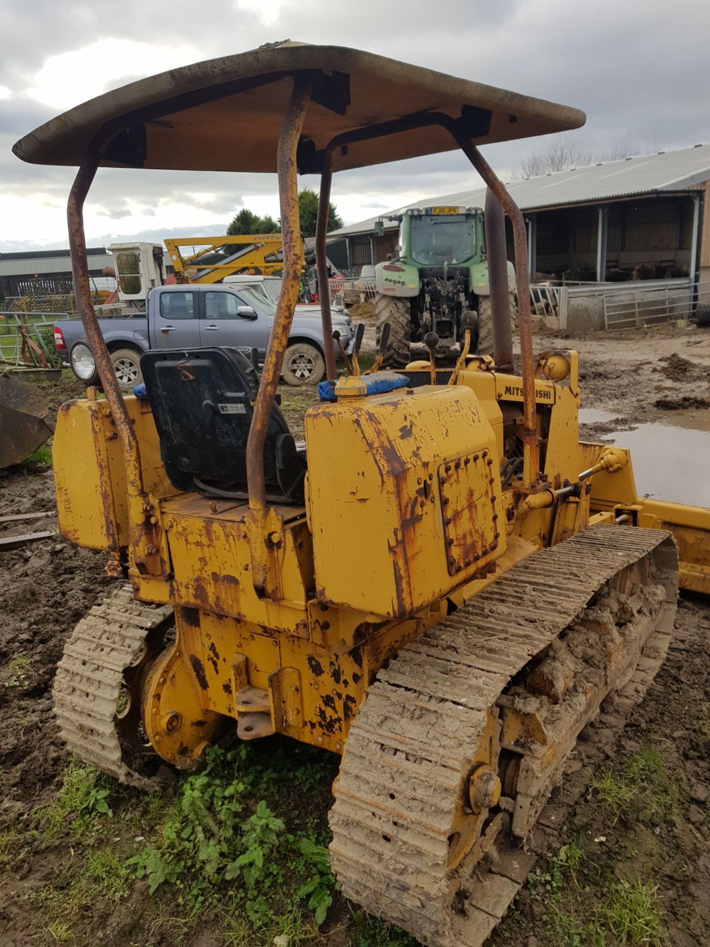 MITSUBISHI BD2F TRACKED CRAWLER TRACTOR / DOZER *PLUS VAT* - Image 4 of 6