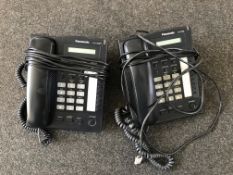 BOX OF X16 PANASONIC LANDLINE TELEPHONES, UNTESTED *NO VAT*