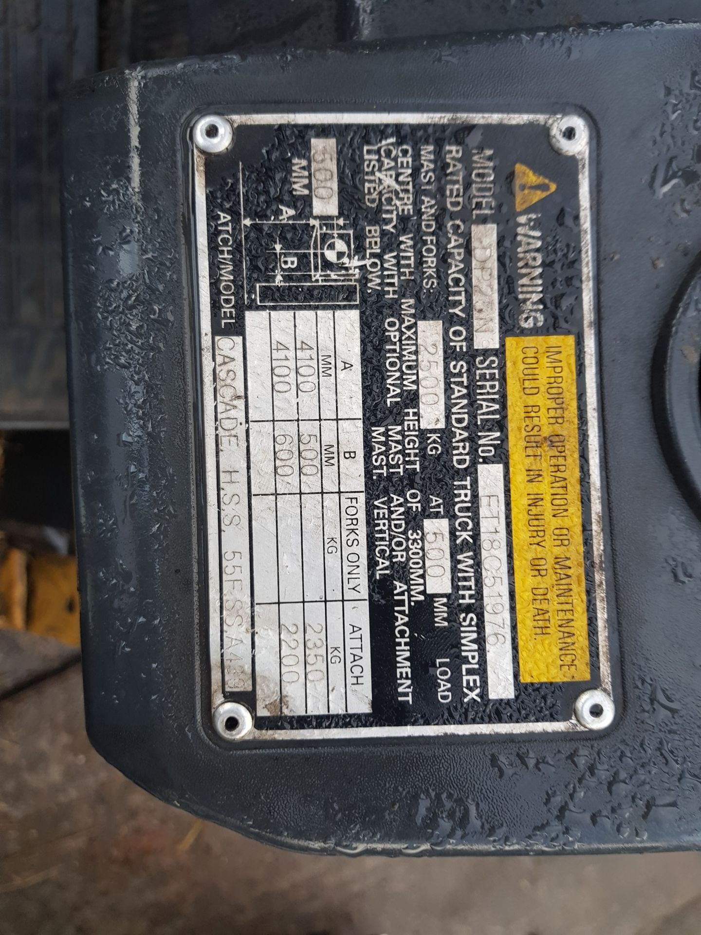 2006 CATERPILLAR DP25N DIESEL FORKLIFT WITH SIDE SHIFT *PLUS VAT* - Image 5 of 5