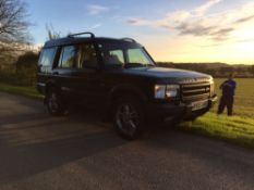 2002/02 REG LAND ROVER DISCOVERY TD5 ES AUTOMATIC, SHOWING 4 FORMER KEEPERS *NO VAT*