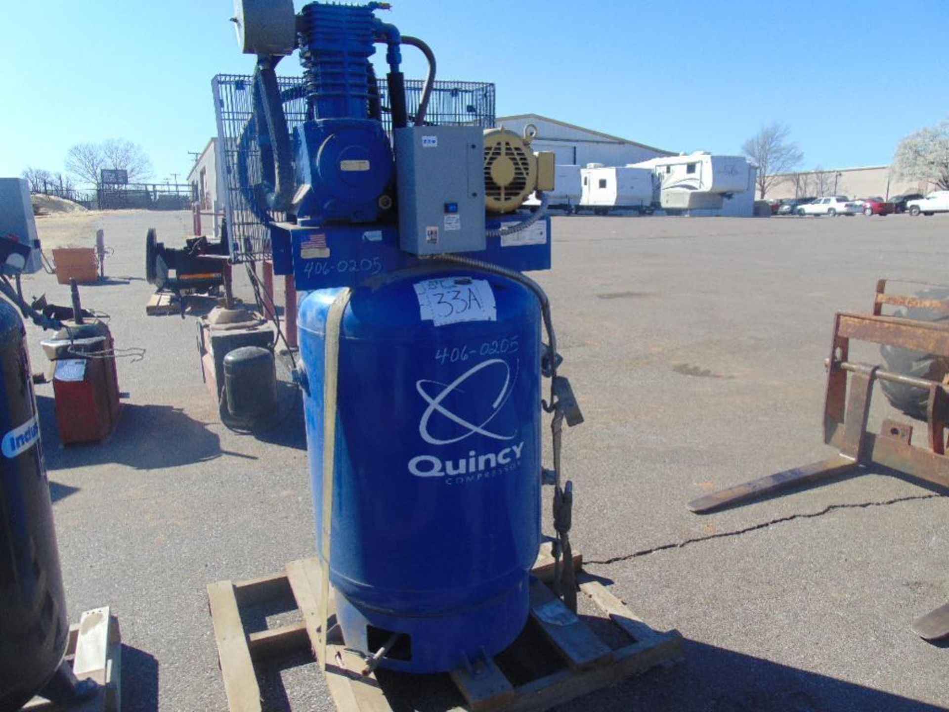 Quincy 2 Stage Air Compressor, a/n P2103ds12vcb2310 hp 3 phase