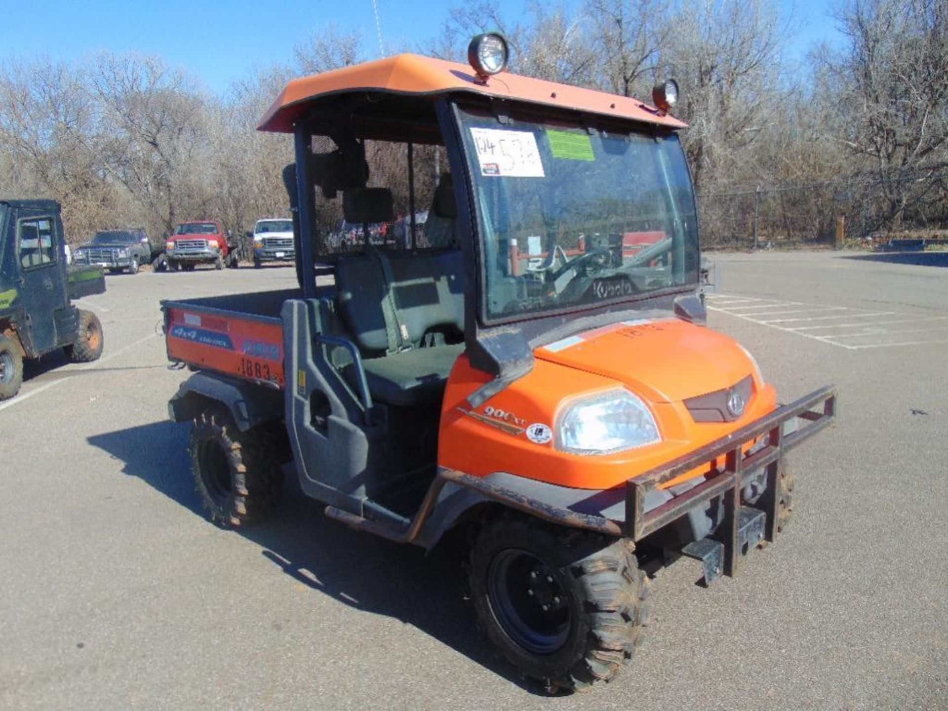 Kubota RTV900 side by side atv s/n d1883,1268 hrs,