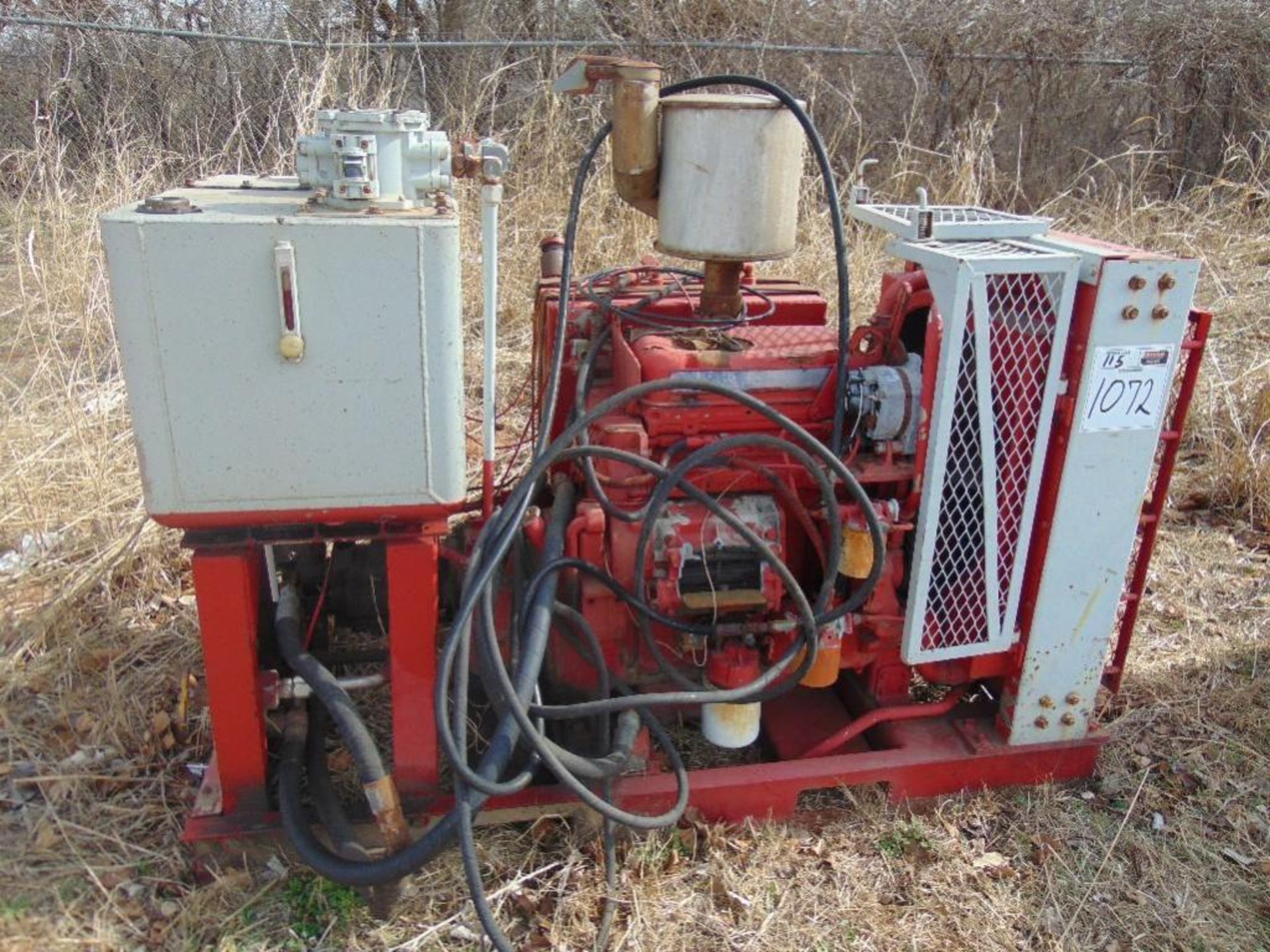 Hyd Pump Station w/ detroit diesel eng
