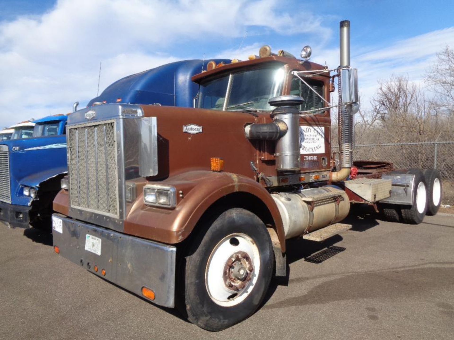 1985 Autocar t/a Truck Tractor s/n 1watdcjg6fu098408, cummins eng, 13 spd, od reads 226231 miles,