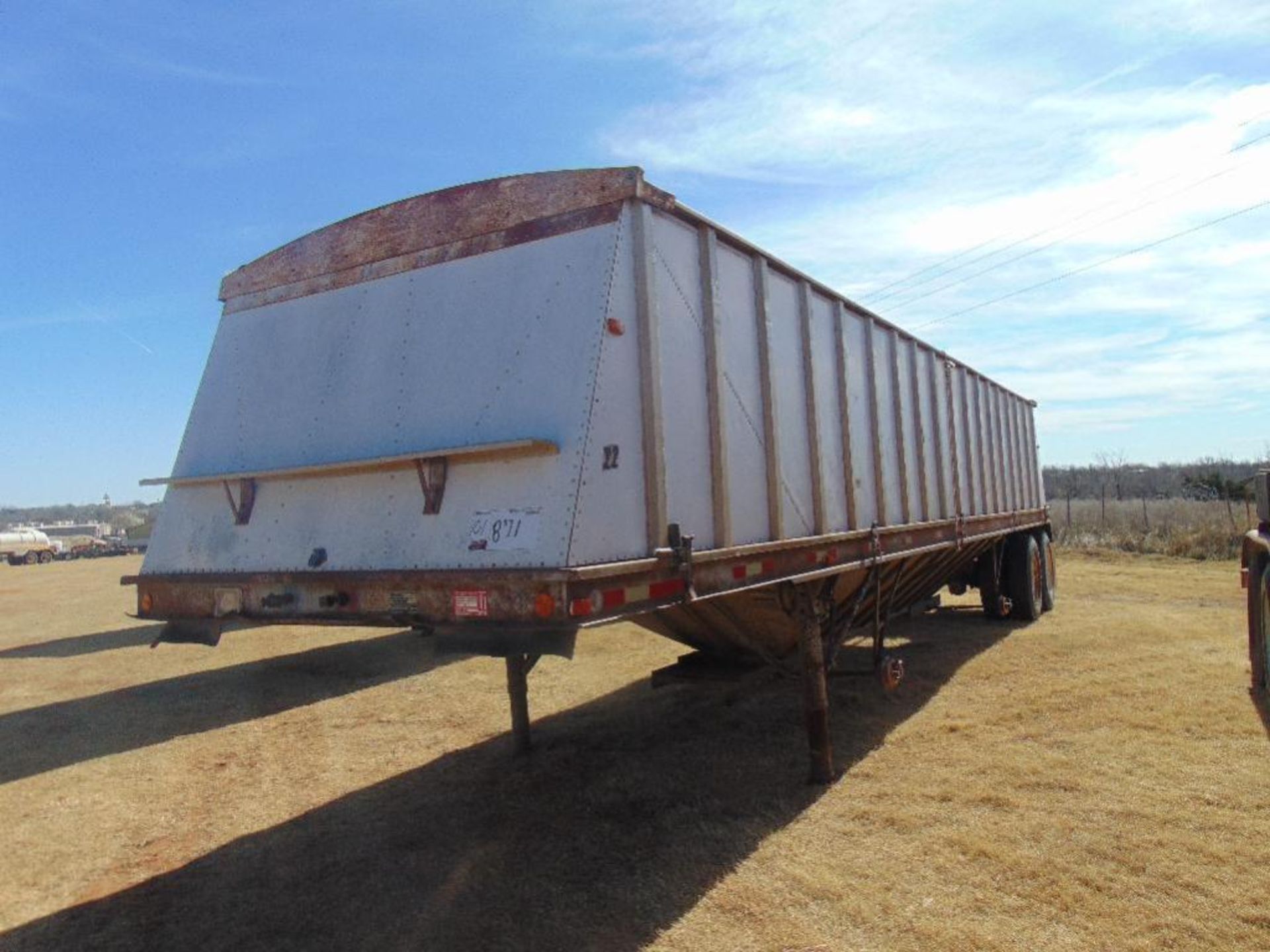 1980 Doonan 40' t/a Hopper Bottom Grain Trailer s/n 1179400284