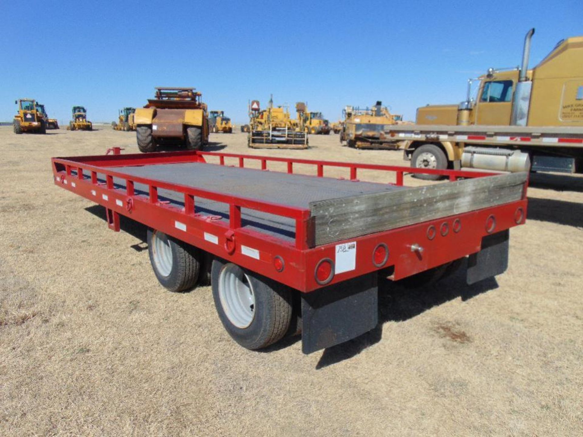 1995 Interstate DT20 16' t/a Pintle Hitch Trailer s/n 1jk0dt208sa090047, - Image 2 of 4